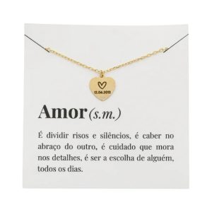 COLAR PERSONALIZADO COM DATA PP080-O